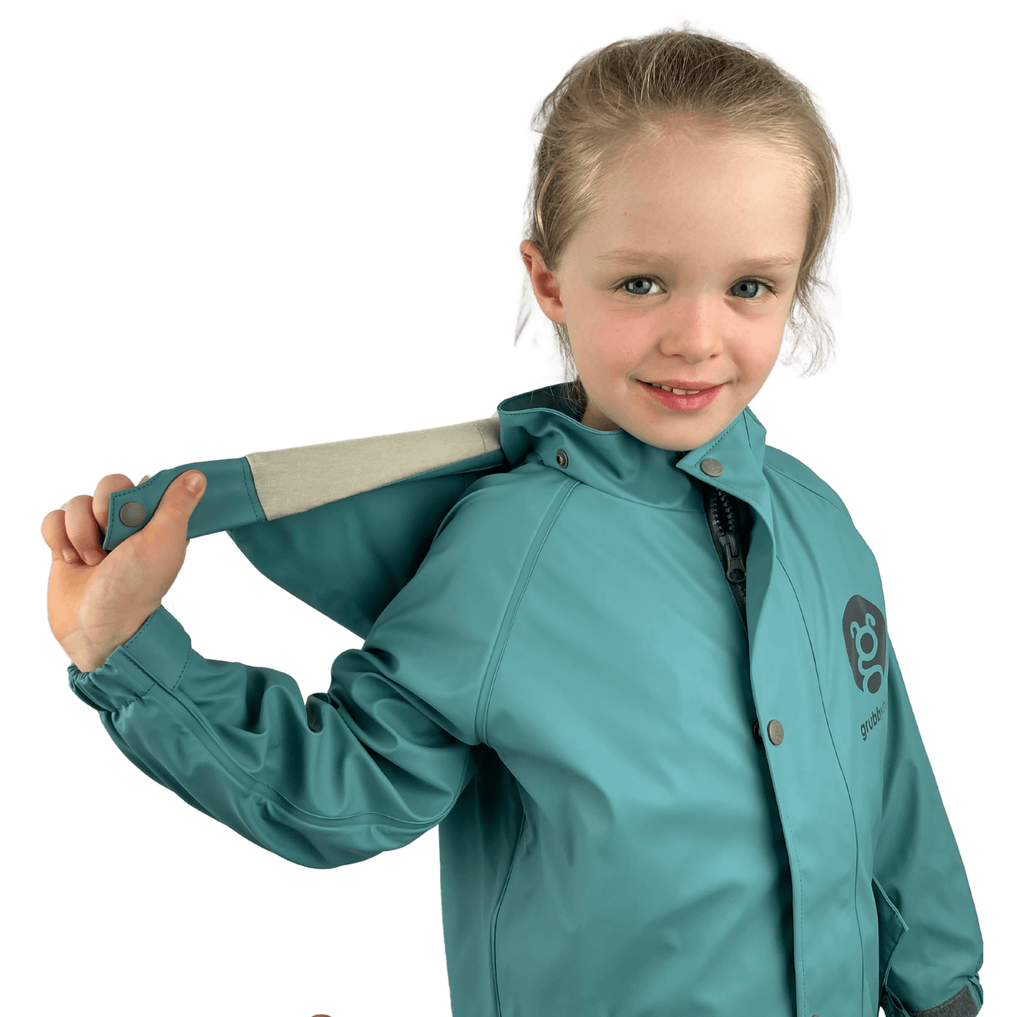 All-Weather Jacket with Mud Guard-Deep Sea