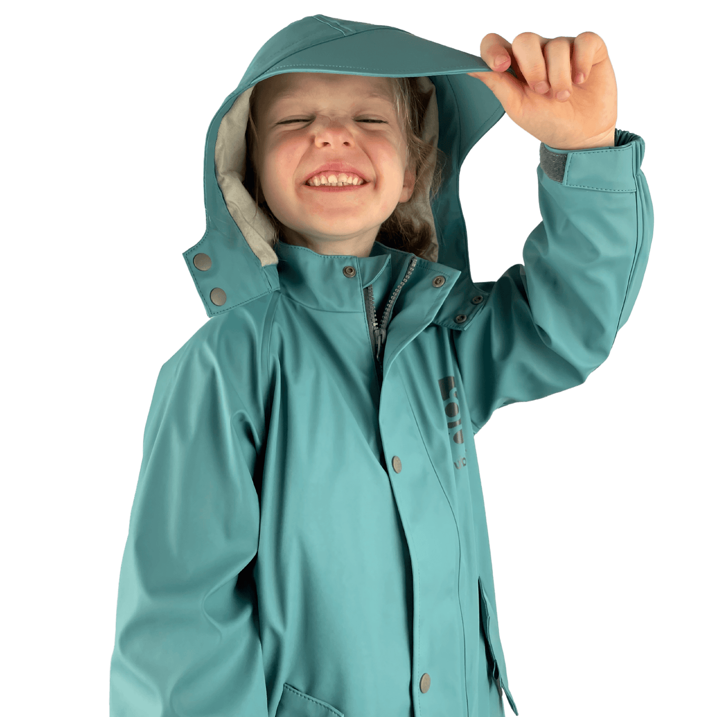 All-Weather Jacket with Mud Guard-Deep Sea