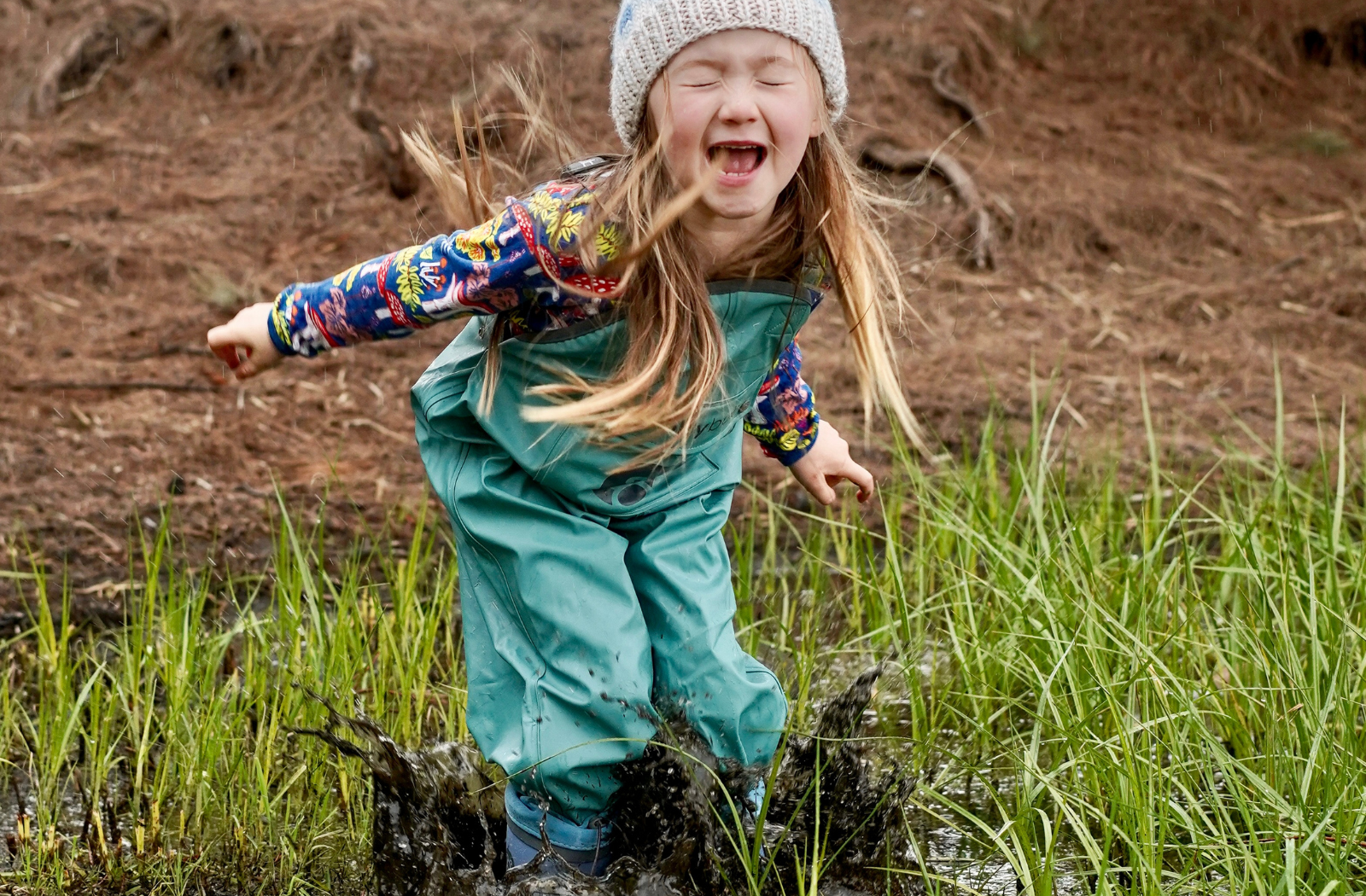 Kids Puddle Suits Gumboots Waders Easy Wear Easy Care